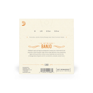 D'addario Ej63 Cordes Pour Banjo Light Tenor 09-30 - Cuerdas banjo - Variation 1