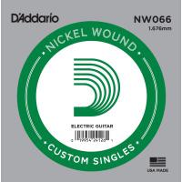 Electric (1) NW066  Single XL Nickel Wound 066 - cuerdas por unidades