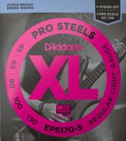EPS170-5 Electric Bass 5-String Set ProSteels Round Wound Long Scale 45-130 - juego de 5 cuerdas