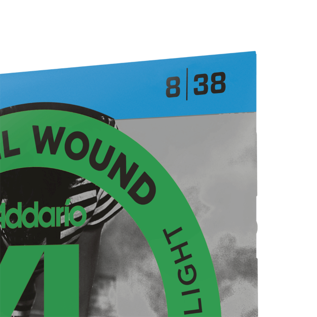 D'addario Exl130 Nickel Wound, Extra-super Light, 8-38 - Cuerdas guitarra eléctrica - Variation 1