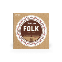 EJ34 Folk (6) 80/20 Bronze Wrap, Nylon Core - juego de cuerdas