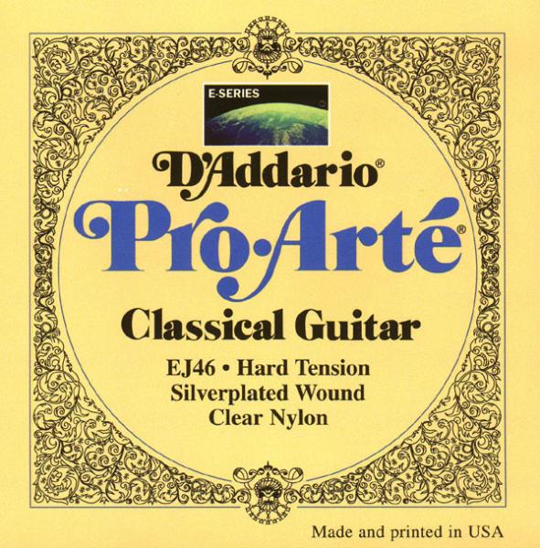 D'addario Jeu De 6 Cordes Ej46 Pro Arte Classical Nylon Core - Hard Tension - Cuerdas guitarra clásica nylon - Variation 1