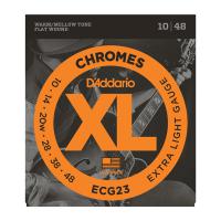 ECG23 XL Chromes Flat Wound Extra Light - .010.048 - juego de cuerdas