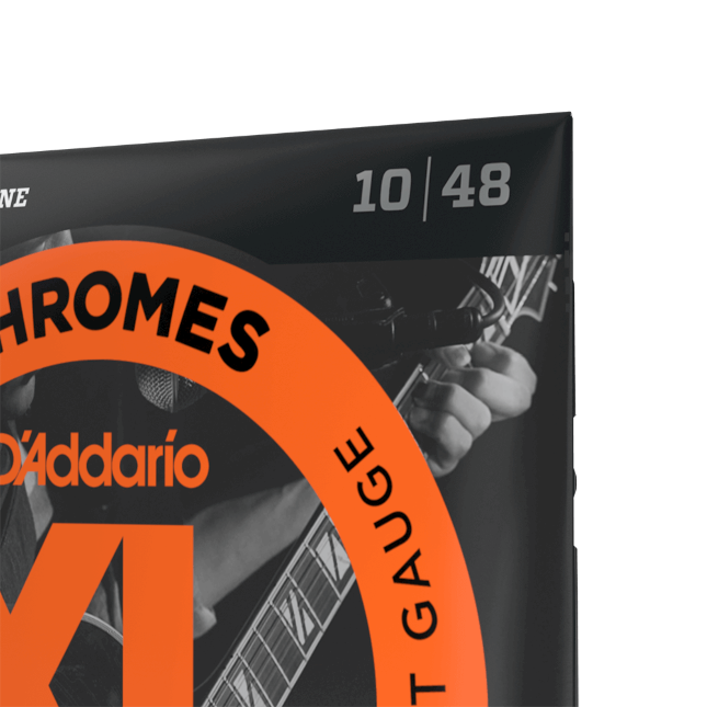 D'addario Jeu De 6 Cordes Guit. Elec. 6c Chromes Jazz 010.048 Ecg23 - Cuerdas guitarra eléctrica - Variation 1