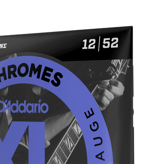 D'addario Jeu De 6 Cordes Guit. Elec. 6c Chromes Jazz 012.052 Ecg25 - Cuerdas guitarra eléctrica - Variation 1