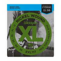 EXL 117 Nickel Wound Medium/Heavy Bottom 11-56 - juego de cuerdas