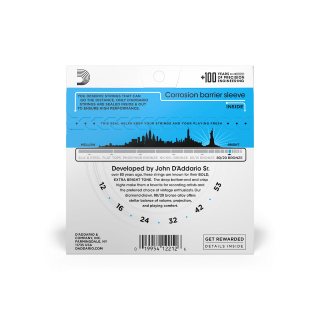 D'addario Guit. Folk 6c 80.20 Bronze 012.053 Ej11 - Cuerdas guitarra acústica - Variation 1