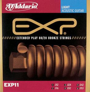 D'addario Exp11ny Coated 80/20 Bronze Extra Light 12-53 - Cuerdas guitarra acústica - Variation 1
