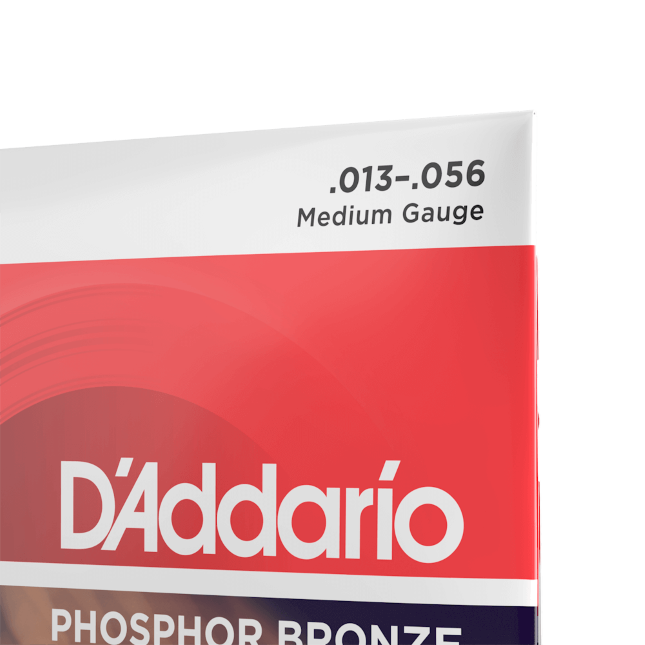 D'addario Jeu De 6 Cordes Guit. Folk 6c Phosphor Bronze 013.056 Ej17 - Cuerdas guitarra acústica - Variation 1