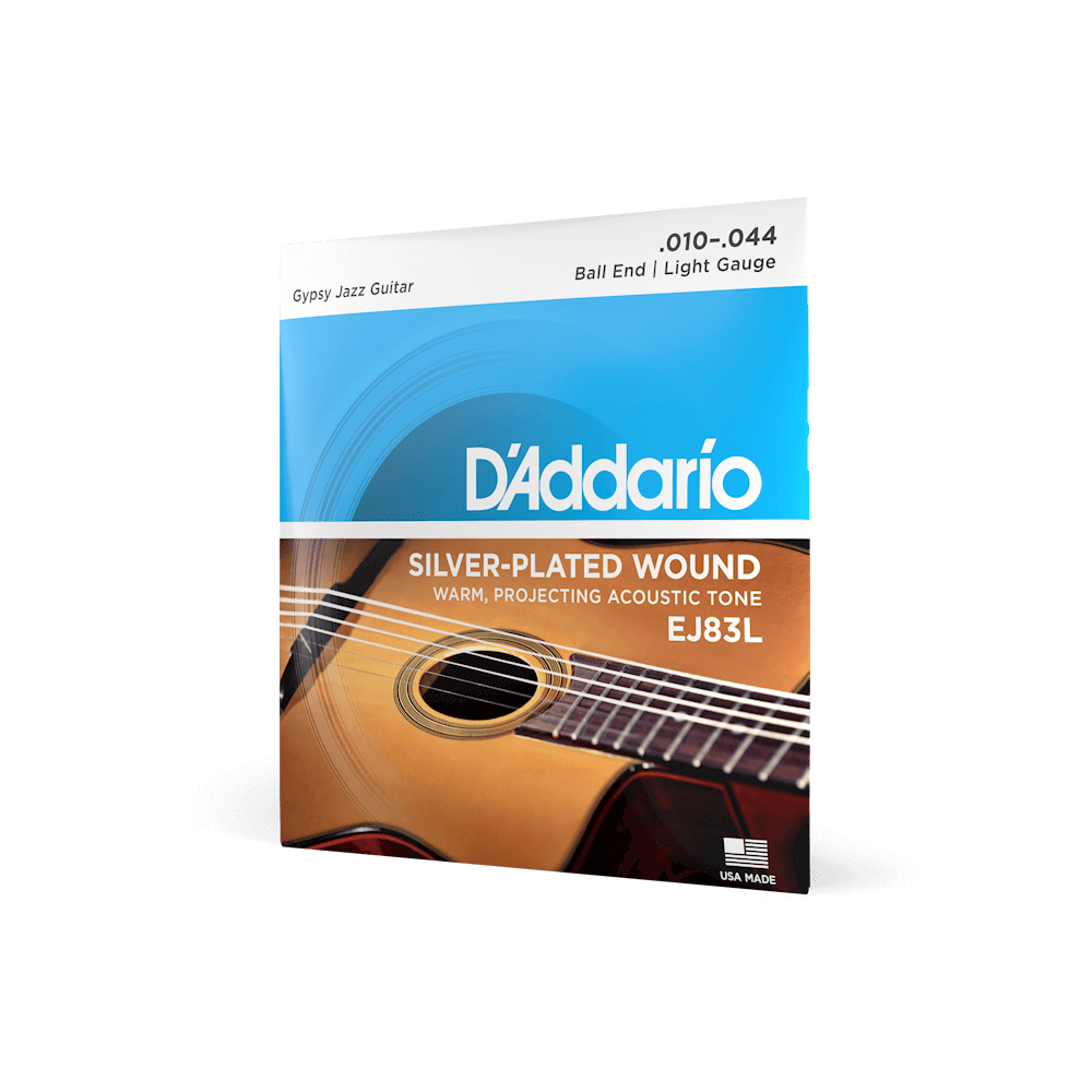 D'addario Ej83l Acoustic Gipsy Jazz Regular Light Ball End 10-44 - Cuerdas guitarra acústica - Variation 1