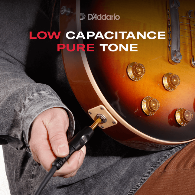 D'addario Instrument Gra10 Custom Gold Coude Droit 3m - Cable - Variation 3