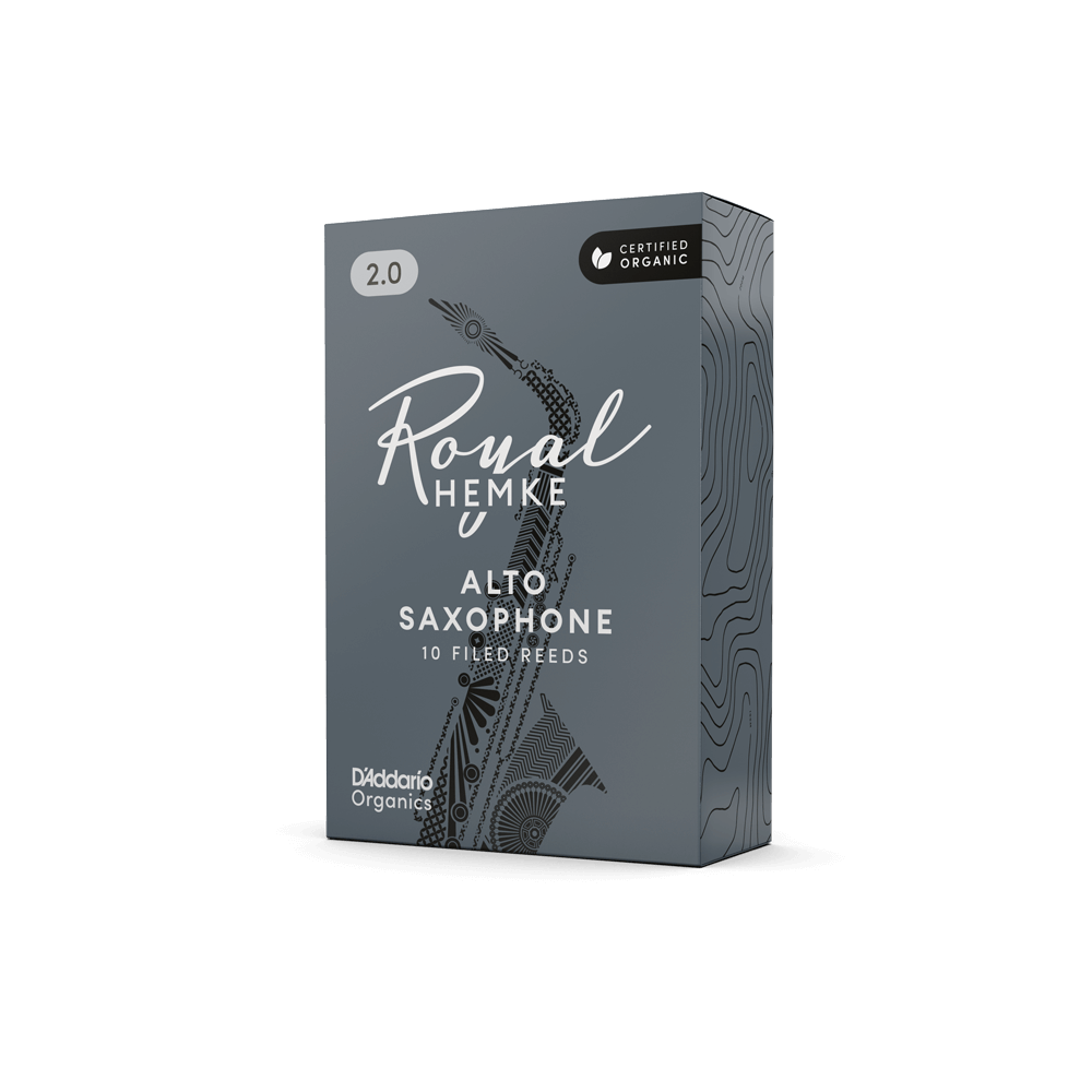 D'addario Royal Hemke Organic Alto Saxophone Reeds, Strength 3.0, 10-pack - Caña para saxófono - Variation 1