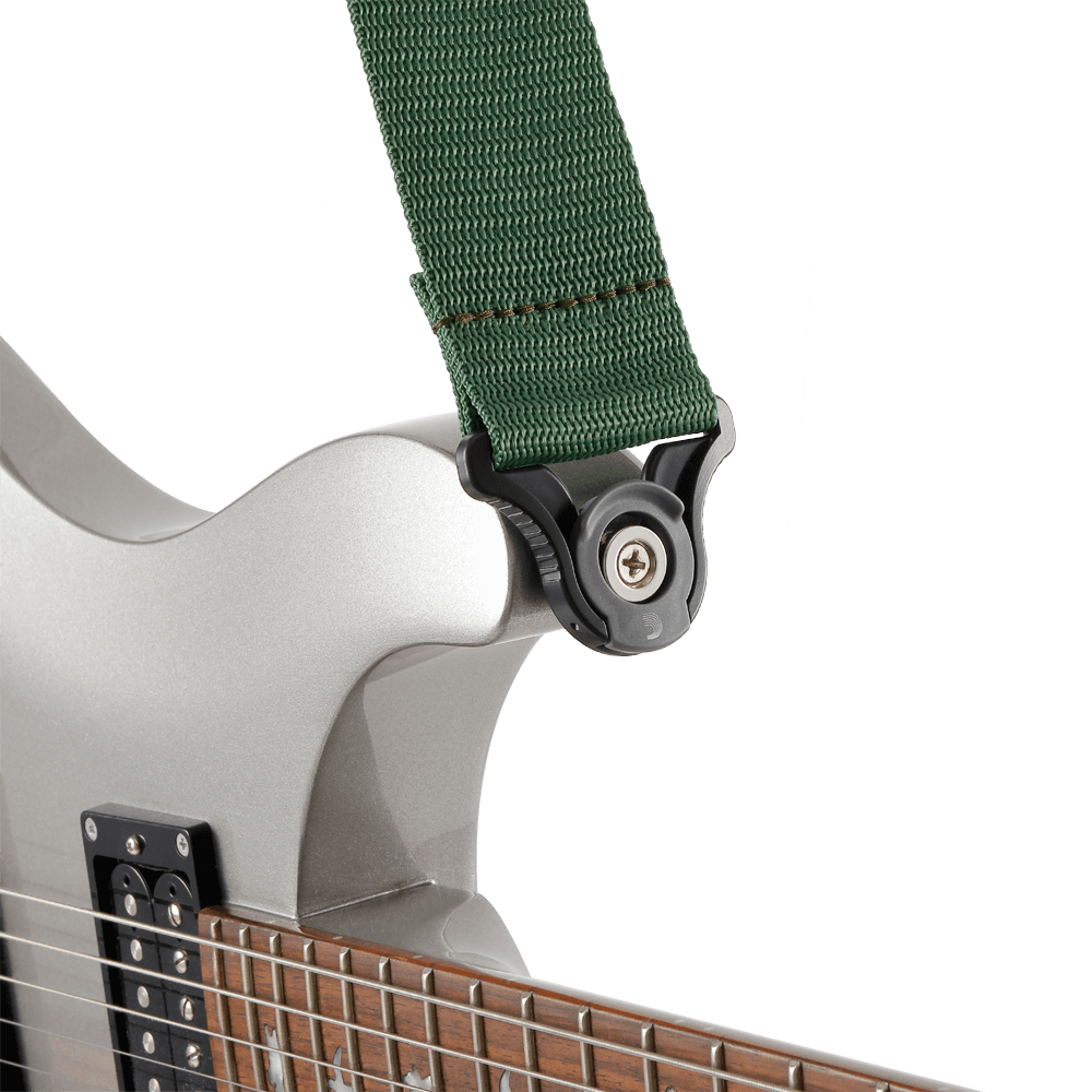 D'addario Sangle Auto Lock Pour Guitare, Vert - Correa - Variation 3