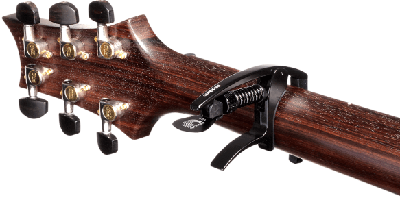 D'addario Tri Action Capo - Black - Cejilla - Variation 2