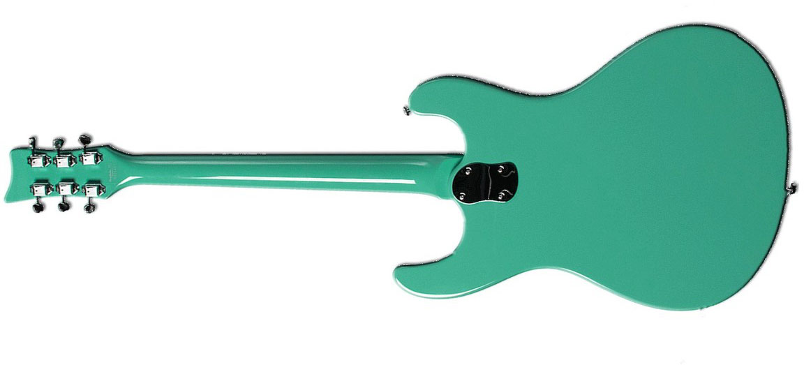 Danelectro The 64 Guitar Hs Trem Rw - Dark Aqua - Guitarra eléctrica de doble corte - Variation 1