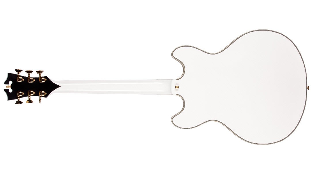 D'angelico Exdc White - Guitarra eléctrica semi caja - Variation 1