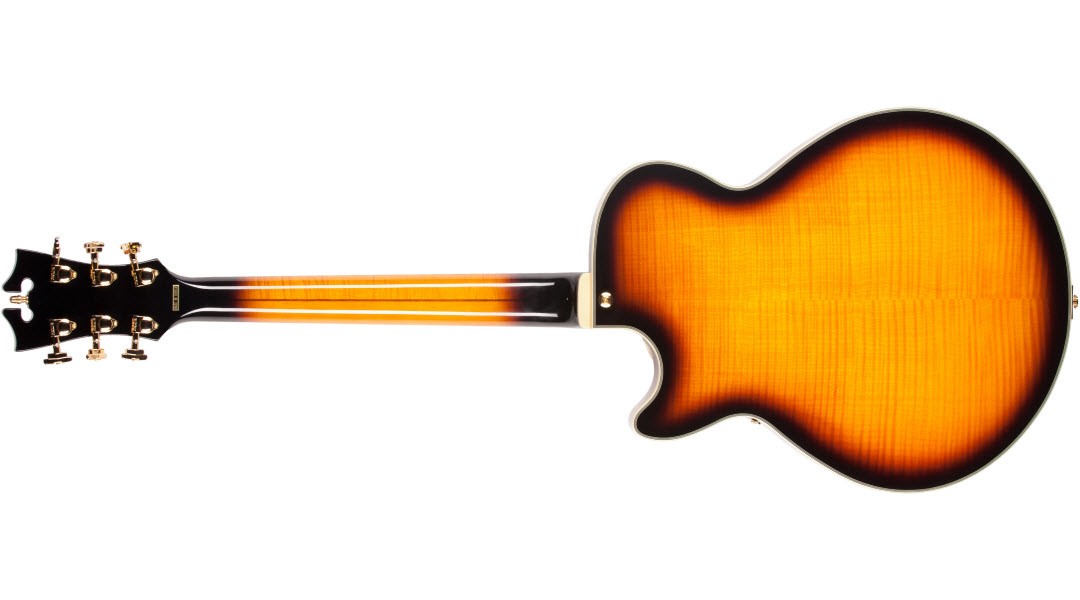 D'angelico Exss Vintage Sunburst - Guitarra elécrica Jazz cuerpo acústico - Variation 1