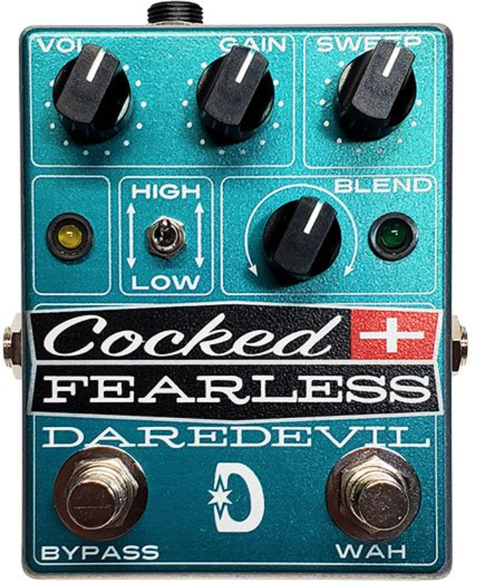 Daredevil Pedals Cocked & Fearless Fixed Wah / Distortion - Pedal overdrive / distorsión / fuzz - Main picture