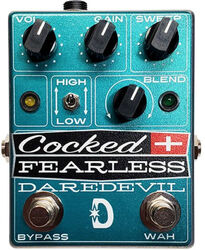 Pedal overdrive / distorsión / fuzz Daredevil pedals Cocked & Fearless Fixed Wah / Distortion