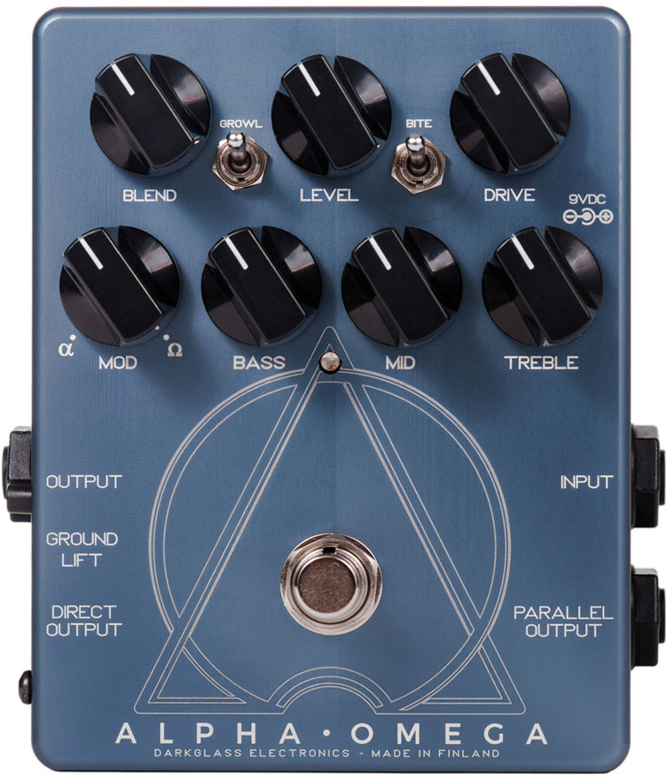 Darkglass Alpha Omega Bass Distorsion - - Pedal overdrive / distorsión / fuzz - Main picture