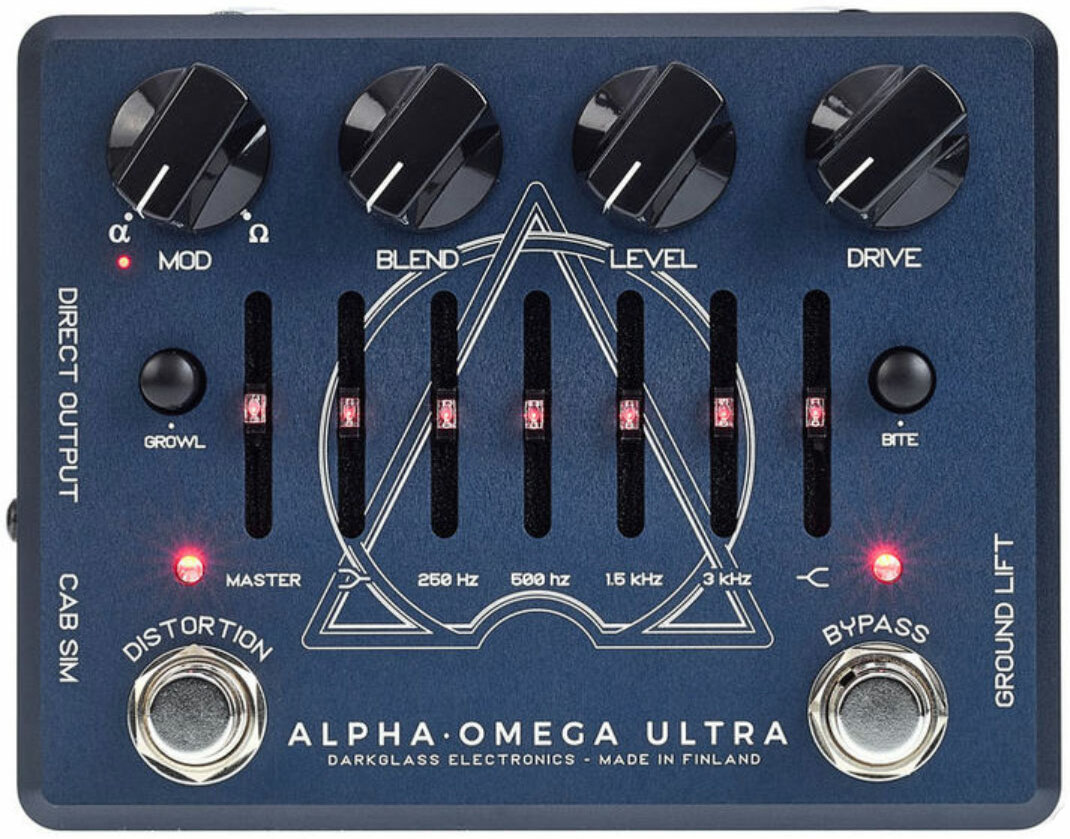 Darkglass Alpha Omega Ultra Bass Preamp - Pedal overdrive / distorsión / fuzz - Main picture
