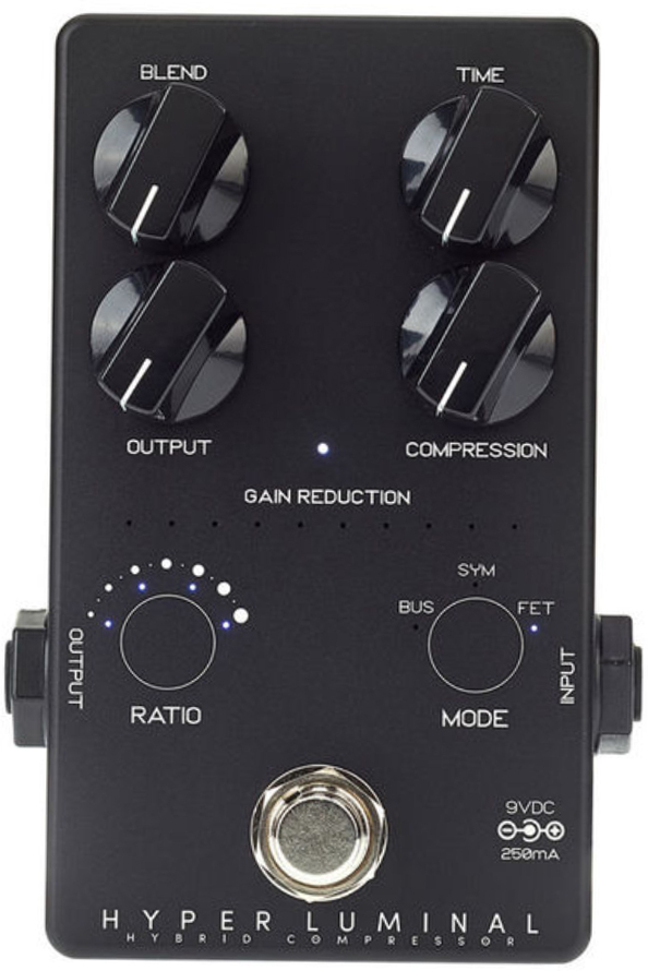 Darkglass Hyper Luminal Hybrid Compressor Ltd Black - Pedal compresor / sustain / noise gate - Main picture