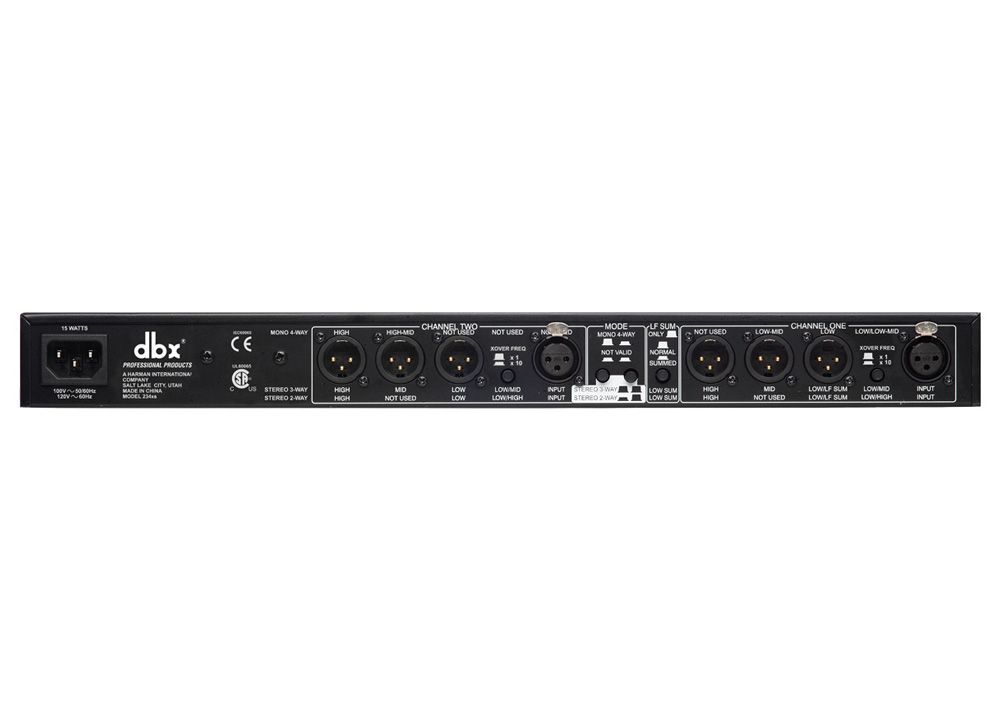 Dbx 234xs  3 Stereo 4 Mono - Convertidor - Variation 2
