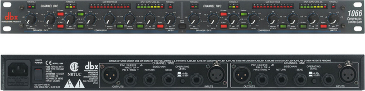 Dbx 1066 Compresseur Limiteur Gate - Compresor / Limiter / Gate - Main picture