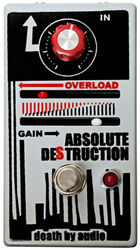 Pedal overdrive / distorsión / fuzz Death by audio Absolute Destruction Fuzz