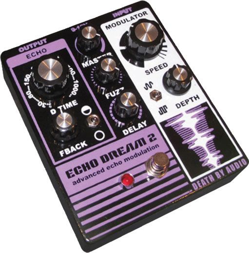 Death By Audio Echo Dream 2 Analog Echo Et Fuzz - Pedal de reverb / delay / eco - Variation 1