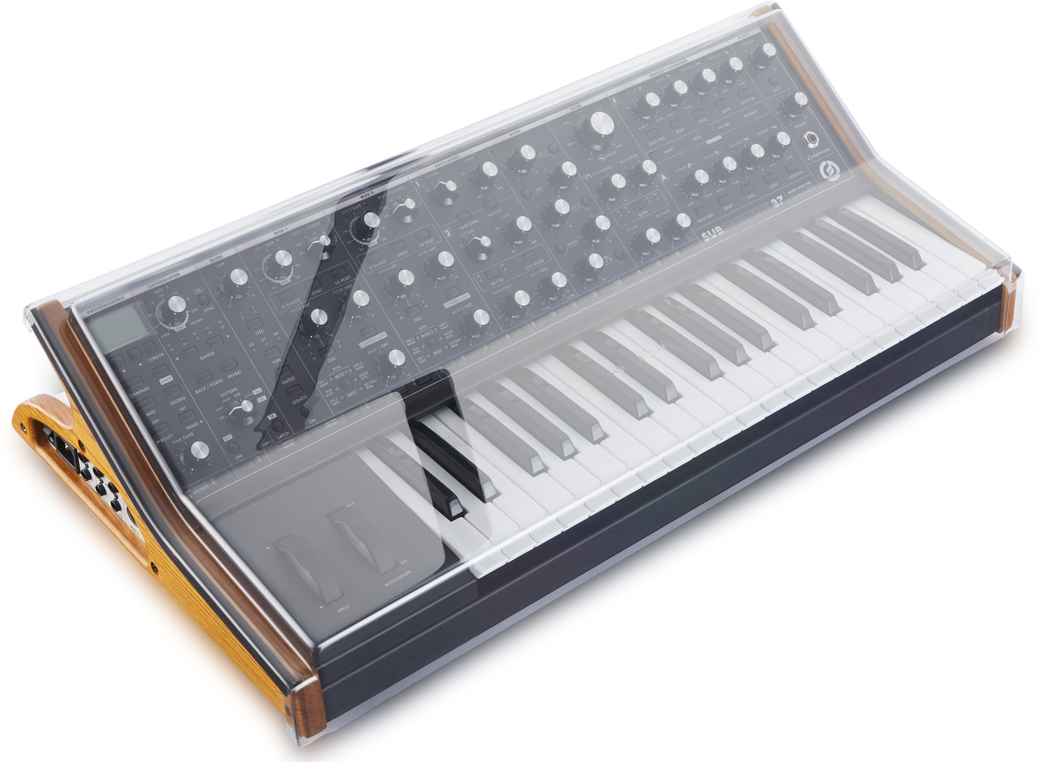 Decksaver Moog Subsequent37 Cover (soft-fit Sides) - Funda para artículo de estudio - Main picture