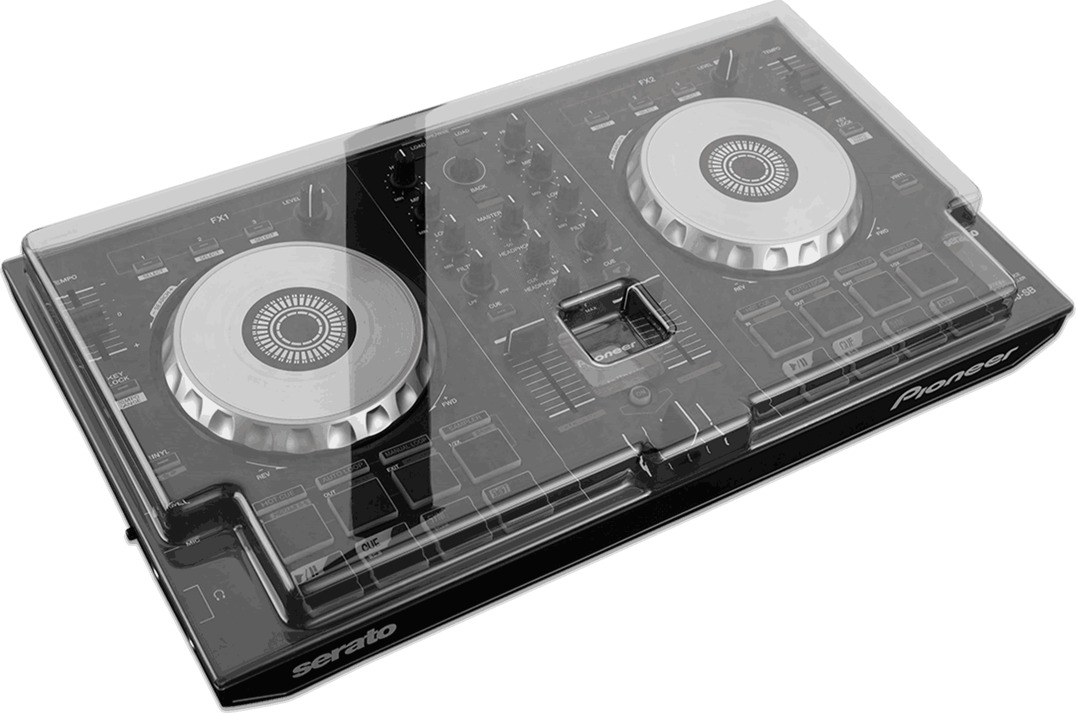 Decksaver Pioneer Ddj-sb3 Cover (light Edition) # - Cubierta antipolvo para plato - Main picture