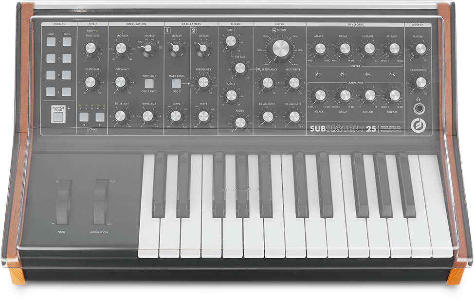 Decksaver Moog Subsequent 25/sub Phatty Cover - Funda para artículo de estudio - Variation 1