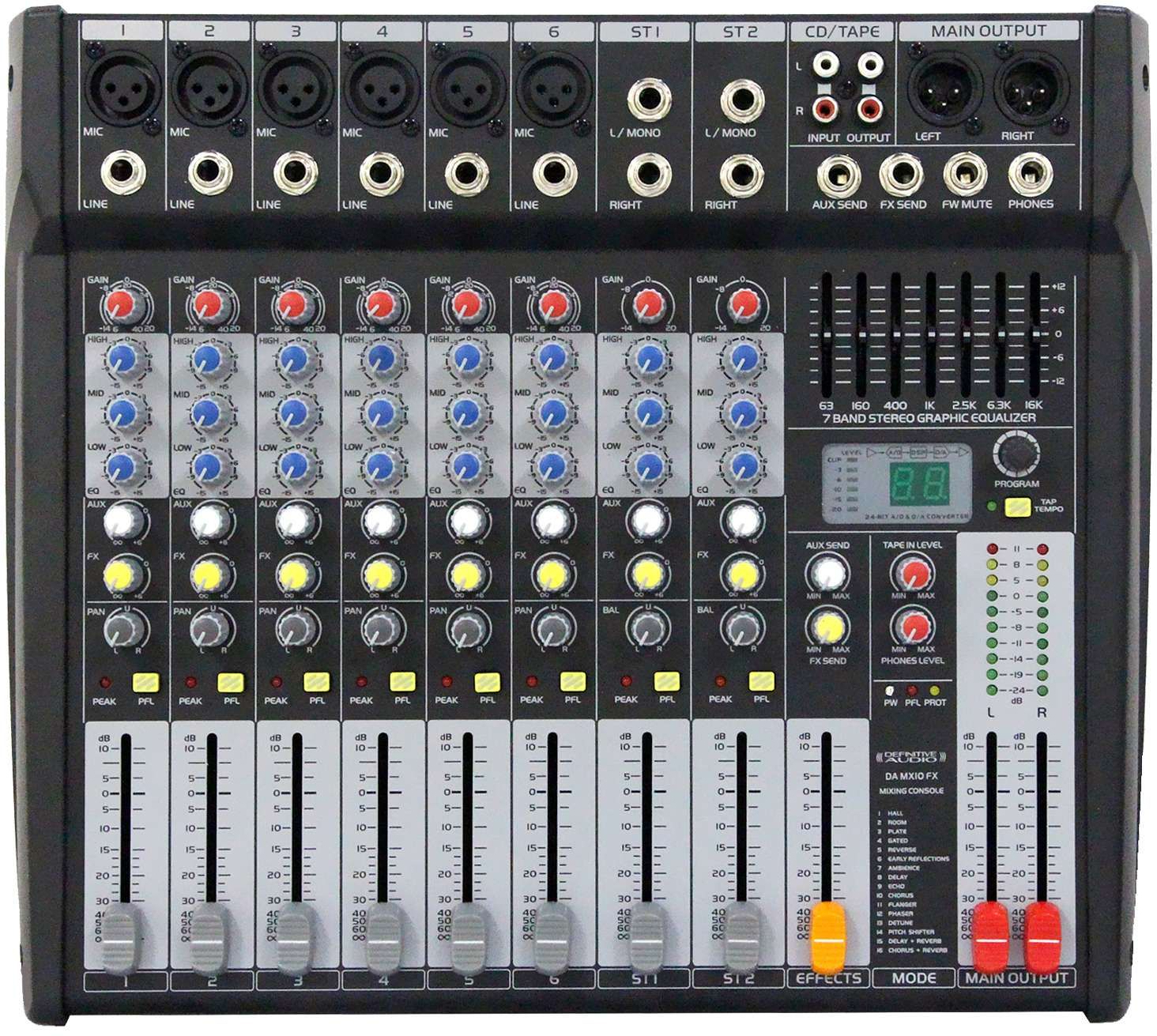 Definitive Audio Da Mx10 Fx2 - Mesa de mezcla analógica - Main picture