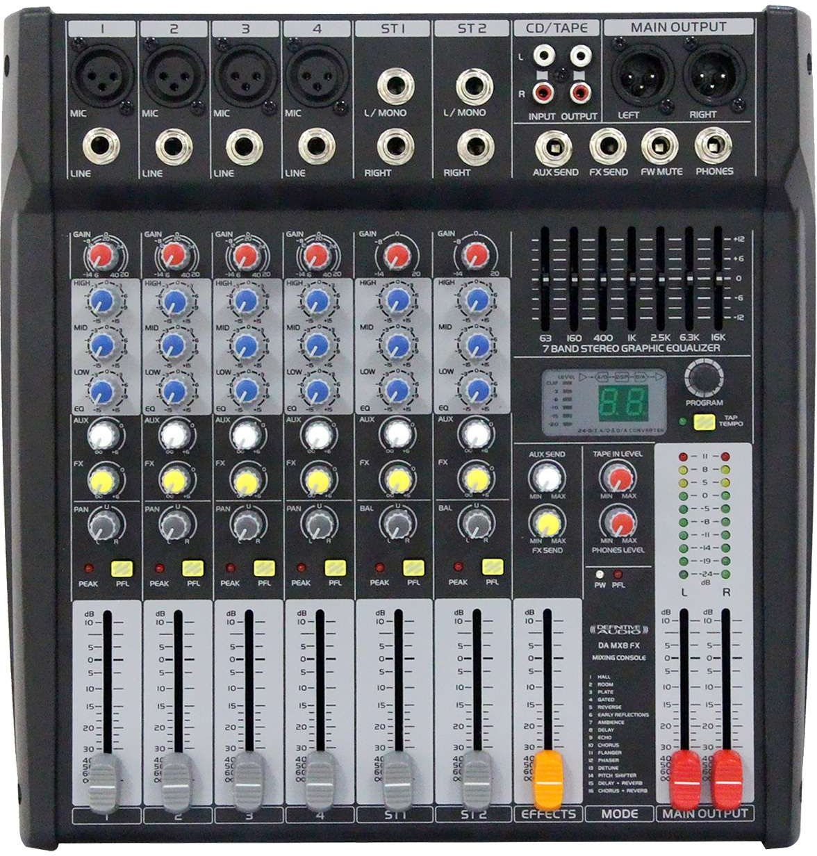 Definitive Audio Da Mx8 Fx2 - Mesa de mezcla analógica - Main picture