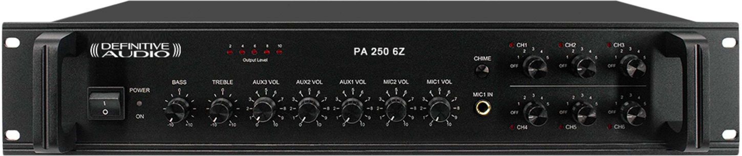 Definitive Audio Pa 250 6z - Etapa final de potencia de varios canales - Main picture