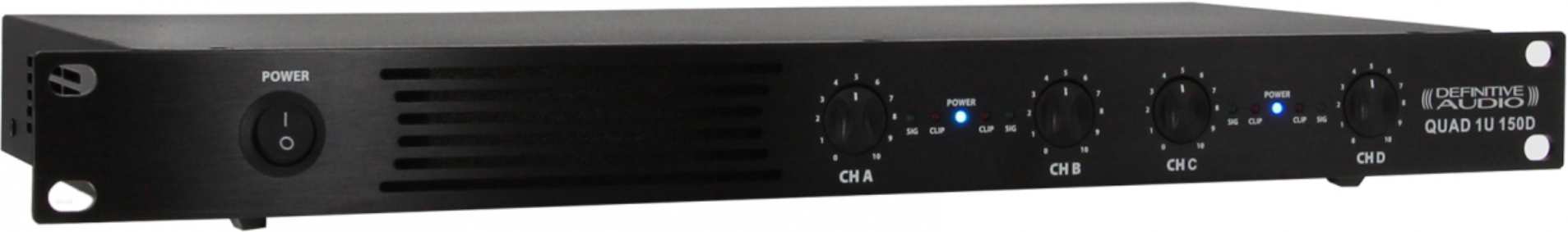 Definitive Audio Quad 1u 150d - Etapa final de potencia de varios canales - Main picture