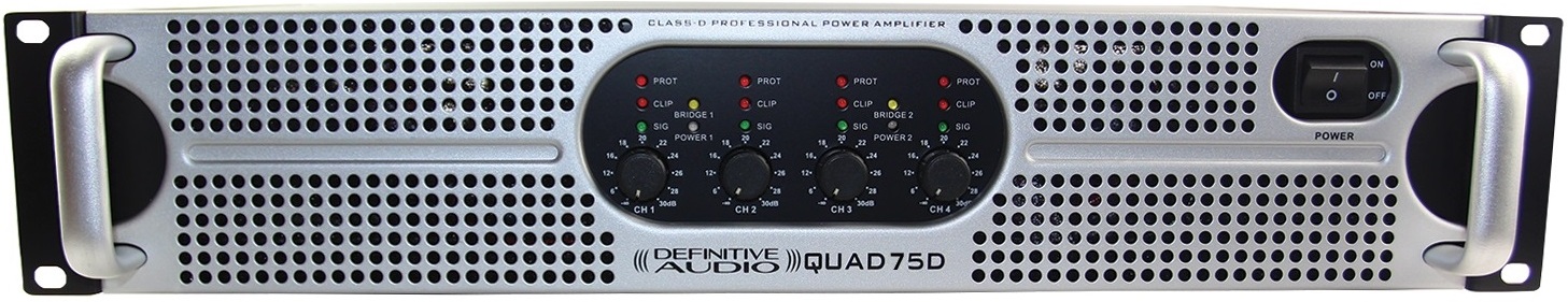 Definitive Audio Quad 75d - Etapa final de potencia de varios canales - Main picture