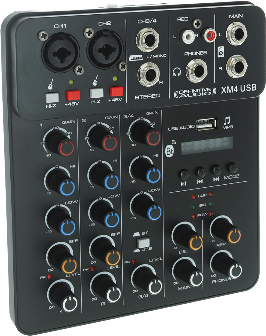 Definitive Audio Xm4 Usb - Mesa de mezcla analógica - Main picture