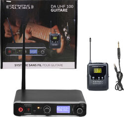 Micrófono inalámbrico para instrumento Definitive audio DA UHF 100 GUITARE