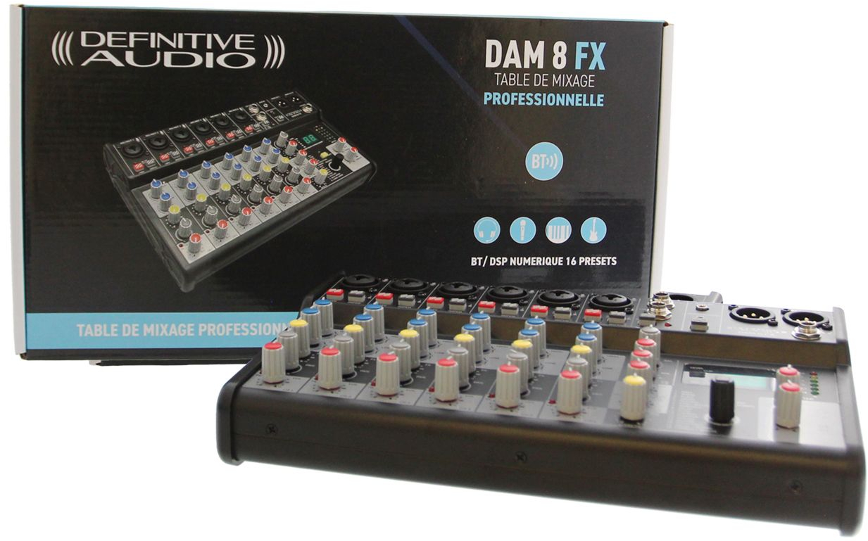 Definitive Audio Dam 8 Fx - Mesa de mezcla analógica - Variation 3
