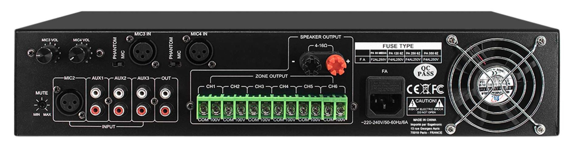 Definitive Audio Pa 350 6z - Etapa final de potencia de varios canales - Variation 1