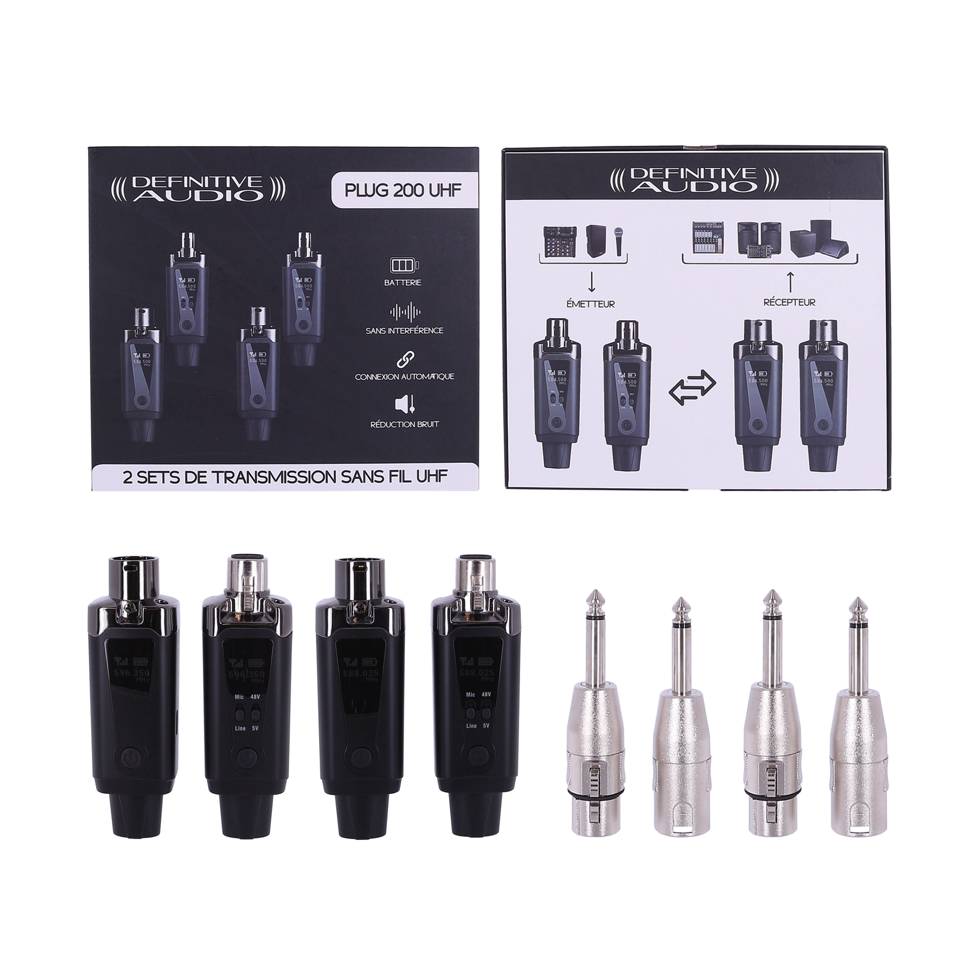 Definitive Audio Plug 200 Uhf - Sistema transmisor y receptor inalámbrico - Variation 10