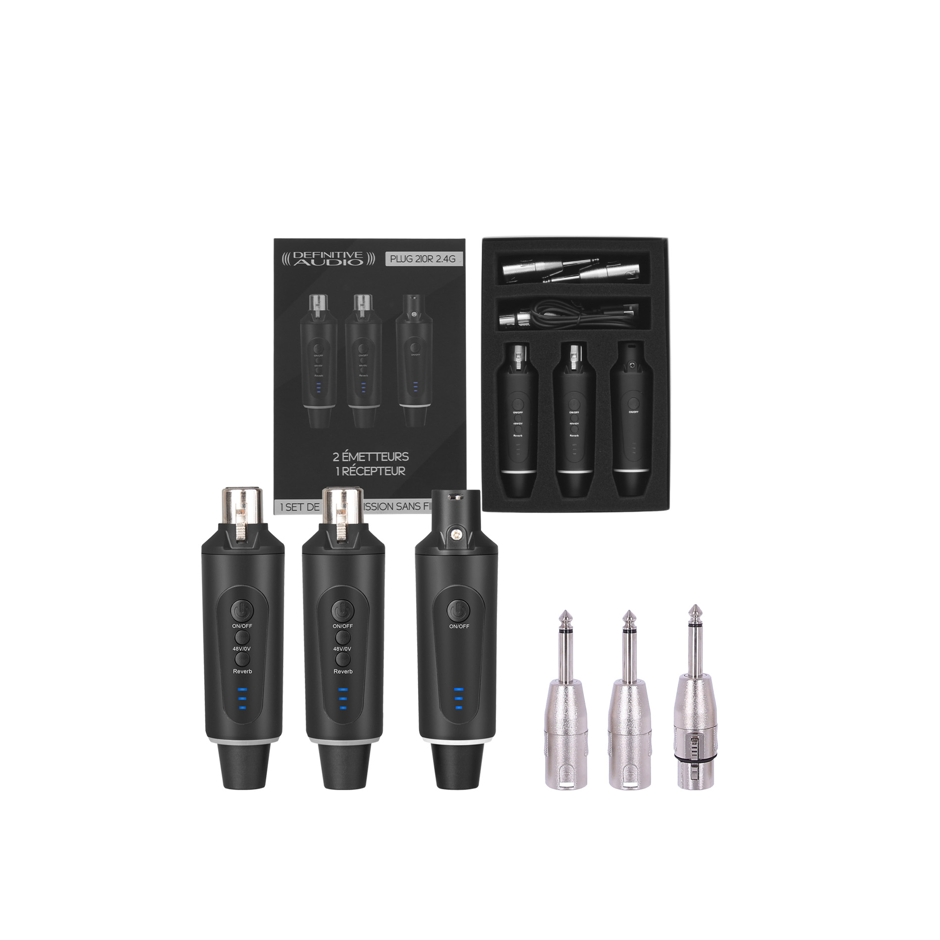 Definitive Audio Plug 210r 2.4g - Sistema transmisor y receptor inalámbrico - Variation 6