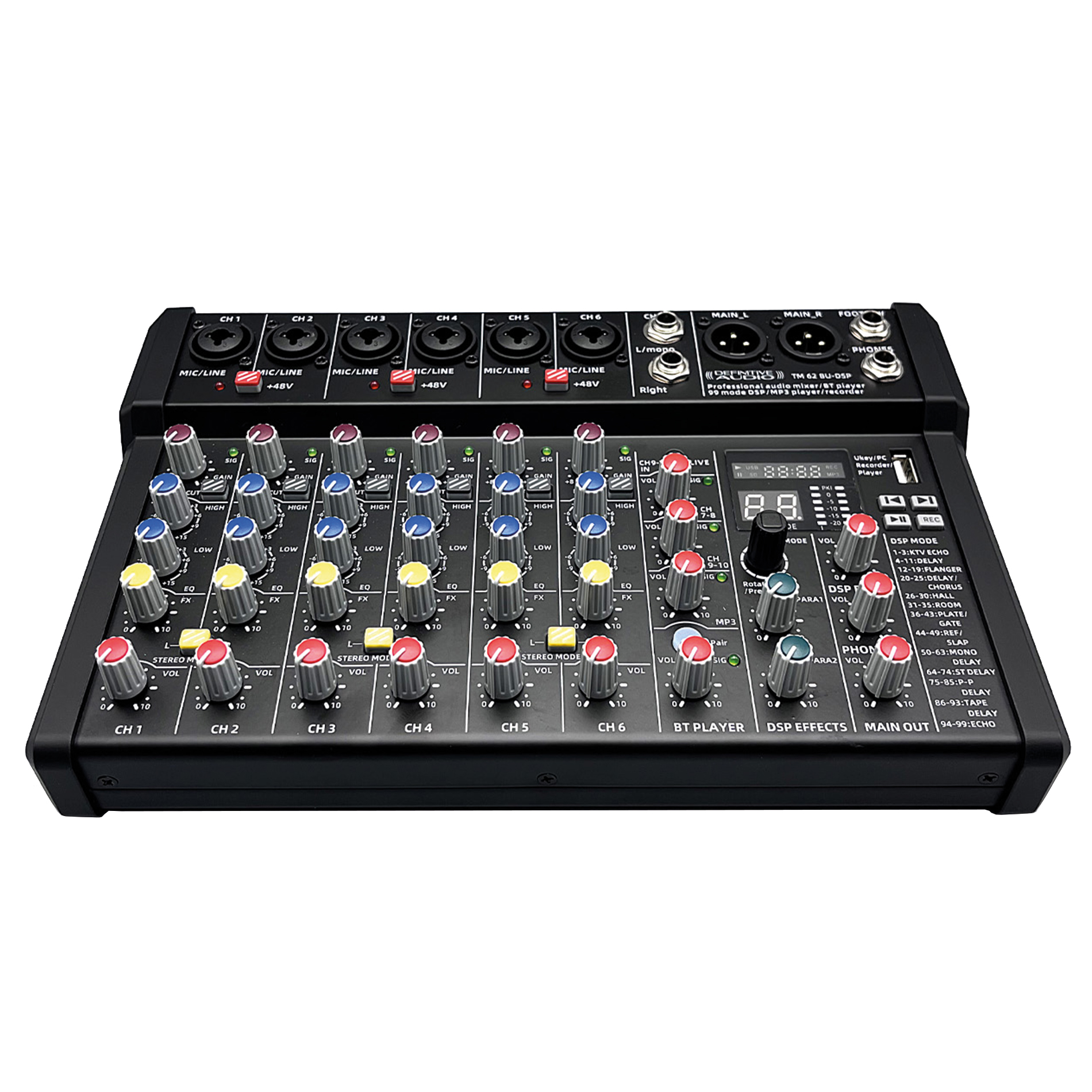 Definitive Audio Tm 62 Bu-dsp - Mesa de mezcla analógica - Variation 1