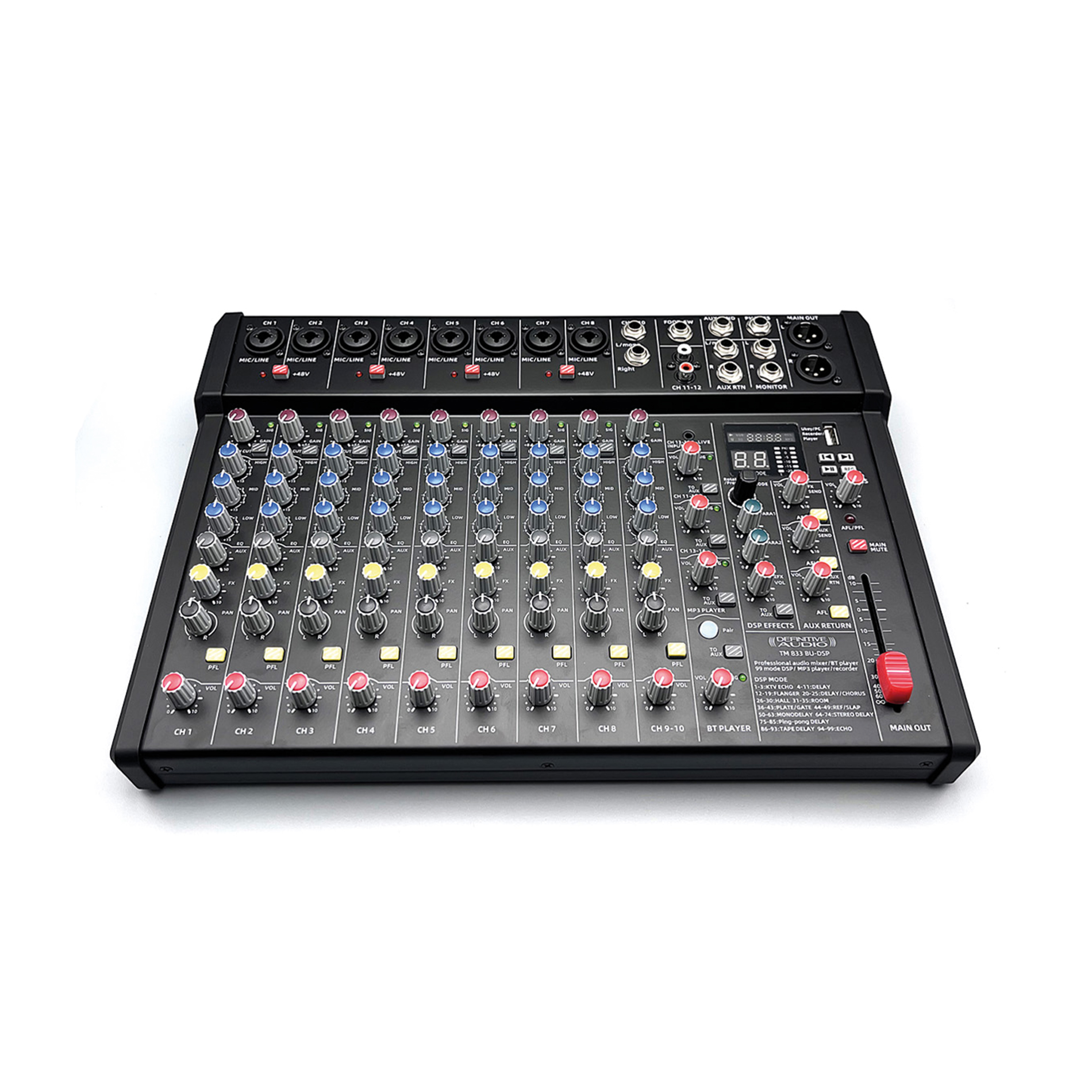 Definitive Audio Tm 833 Bu-dsp - Mesa de mezcla analógica - Variation 8