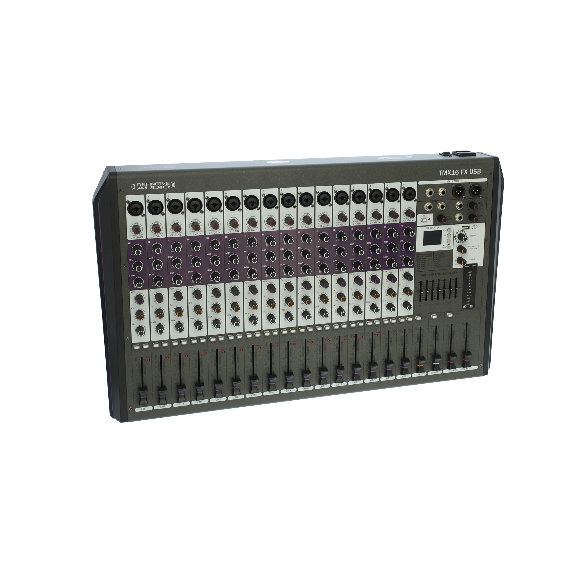 Definitive Audio Tmx16 Fx Usb - Mesa de mezcla analógica - Variation 4