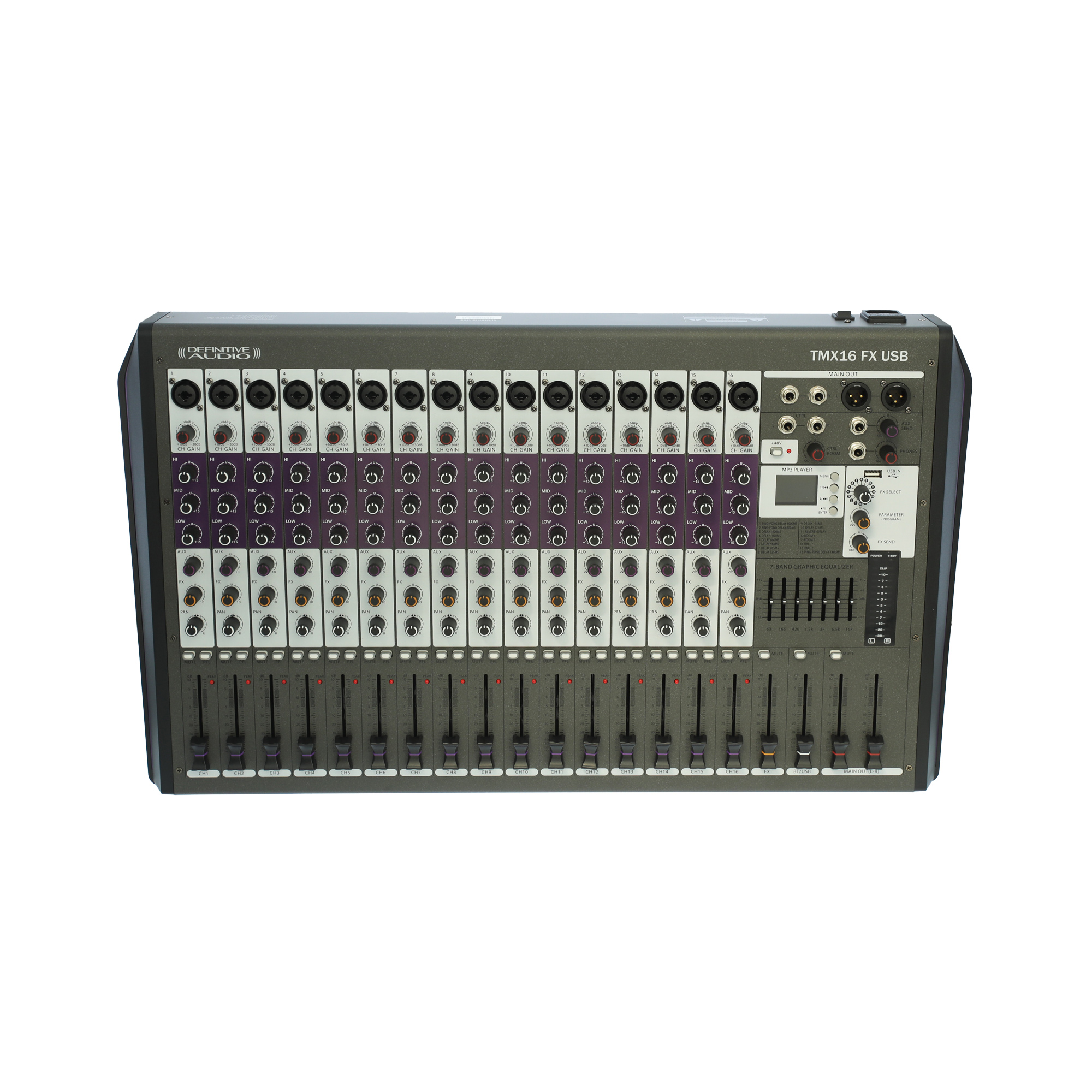 Definitive Audio Tmx16 Fx Usb - Mesa de mezcla analógica - Variation 5