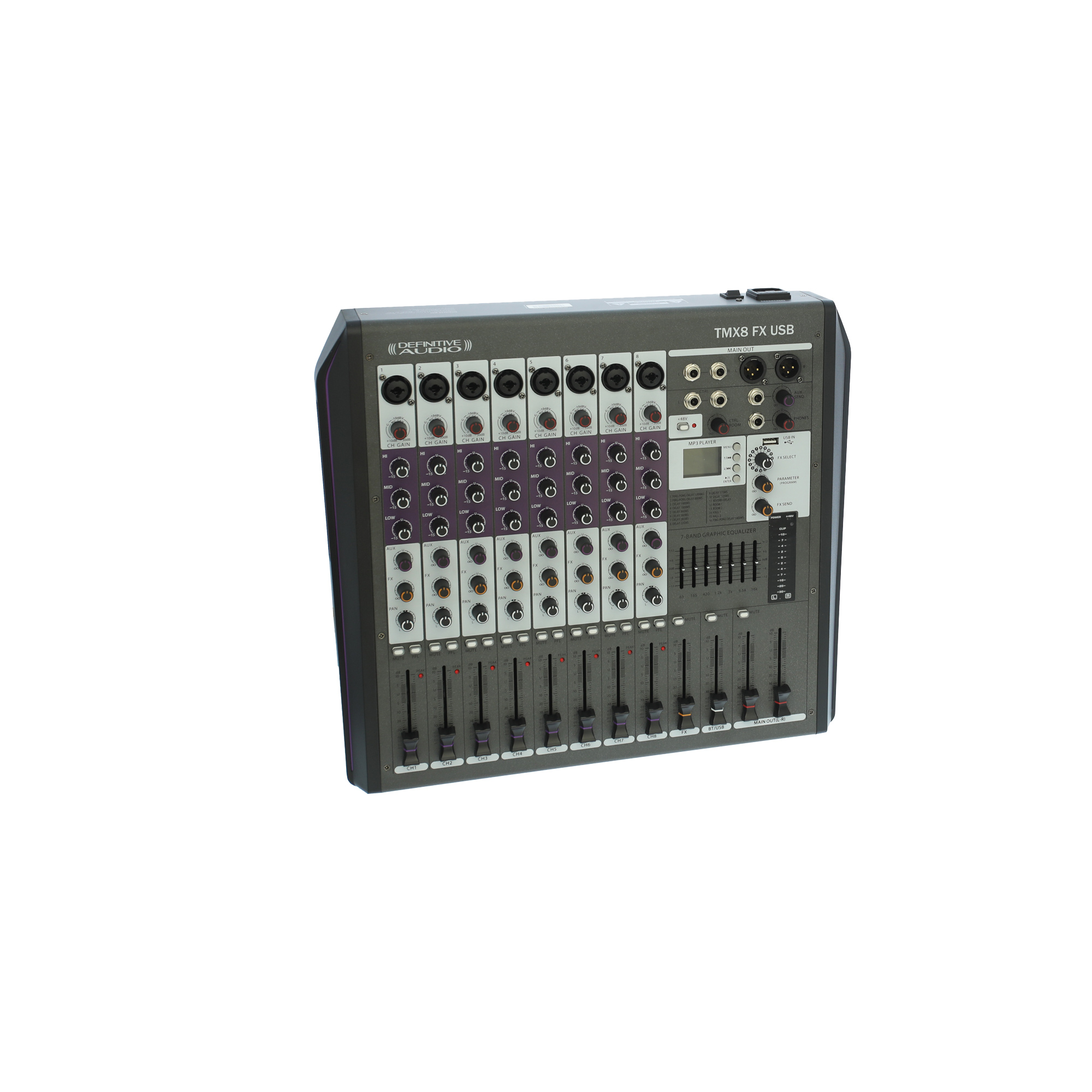 Definitive Audio Tmx8 Fx Usb - Mesa de mezcla analógica - Variation 1