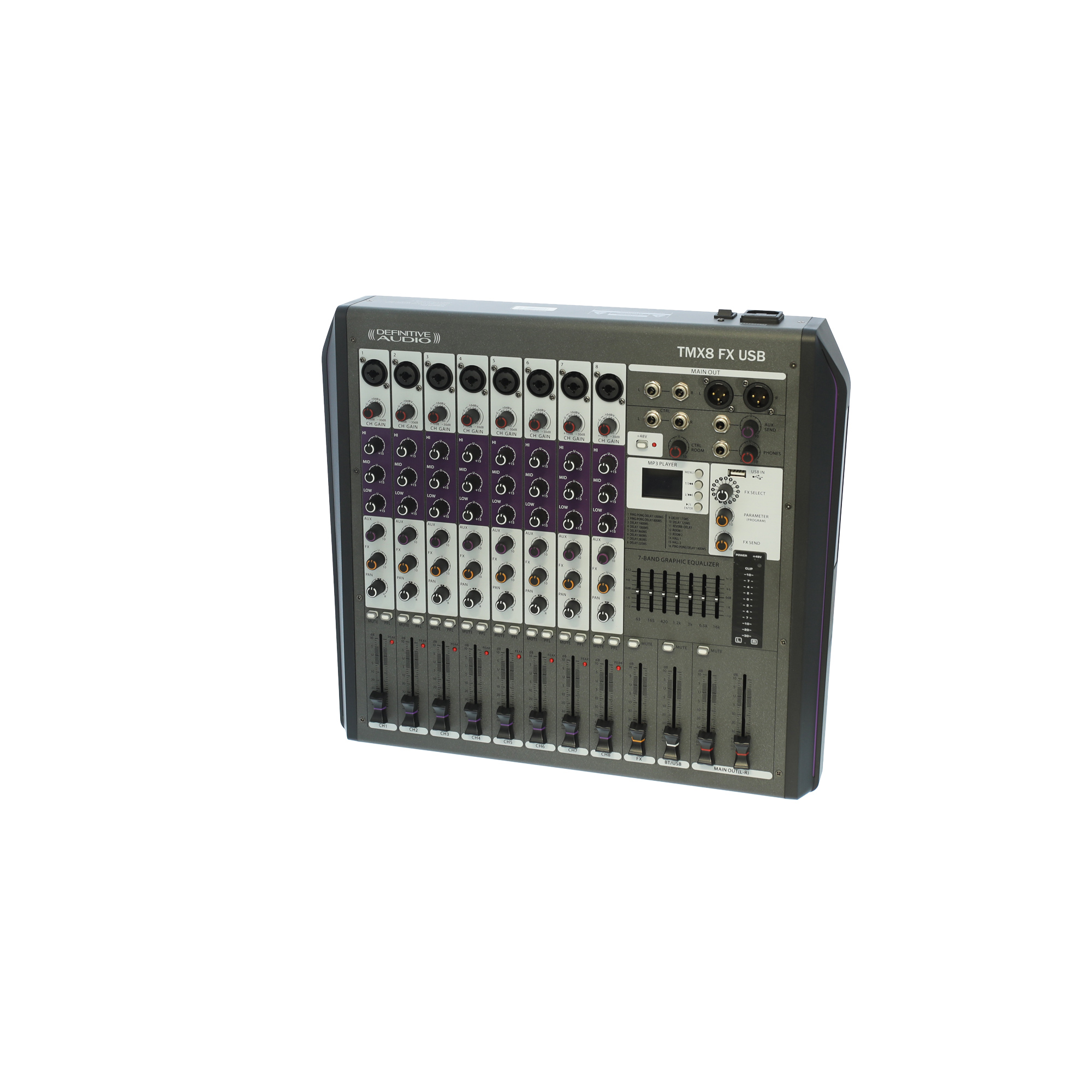 Definitive Audio Tmx8 Fx Usb - Mesa de mezcla analógica - Variation 2